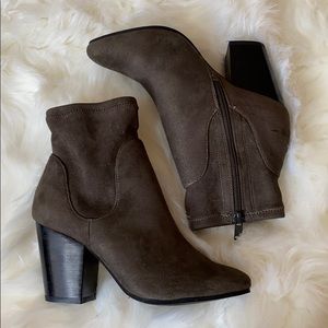 Olive Green Ankle Boots